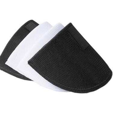 Imagem de SZMUHLNY 2 pares de ombreiras espessuras 2,0 cm 2,5 cm almofadas de ombro grandes para roupas femininas sem costura removível reutilizável respirável esponja almofadas de ombro para homens blazer