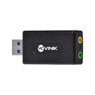 Imagem de Adaptador Placa De Som Usb 7.1 Canais Virtual Ausb71