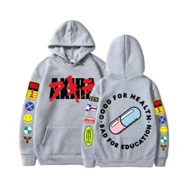 Imagem de Moletom Com Capuz Masculino AKIRA Anime, Estampa De Suspense Sci-Fi, C