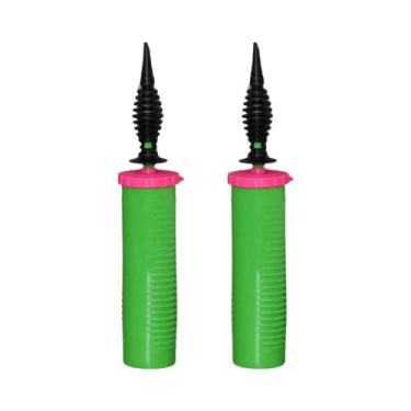 Imagem de Bomba De Balão De Plástico Portátil Inflador De Duas Vias Para Decoraç