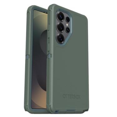 Imagem de OtterBox Capa para Samsung Galaxy S25 Ultra (apenas) - Série Defender - Atlantic Pines (verde) - Robusta e durável - com proteção de porta - Compatível com carregamento sem fio