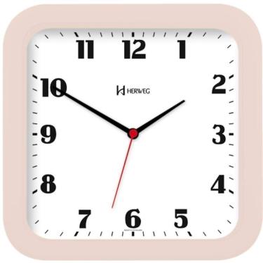 Imagem de Relógio Parede Herweg Ref: 6145-131 Retangular Marrom Areia