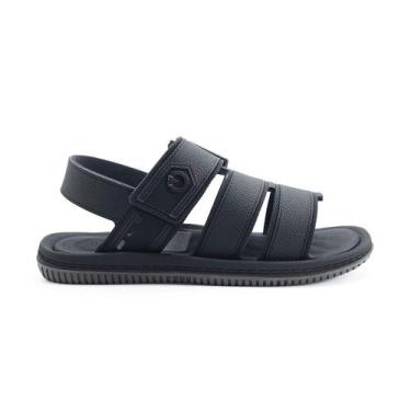 Imagem de Sandália Papete Masculina Ajuste Em tiras autocolantes Cartago Fiji V,