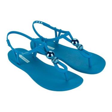Imagem de Sandália Rasteira Feminina Ipanema Class Sphere, Azul, 37