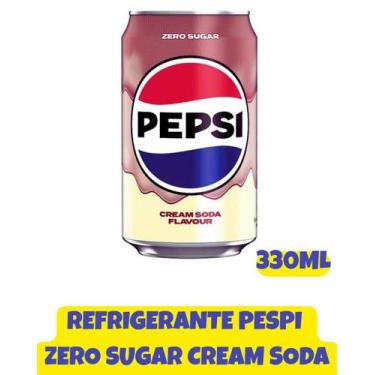 Imagem de Refrigerante pepsi zero açucar sabores 330ml importado sabores:cream s