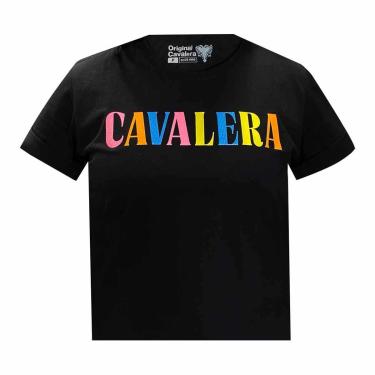 Imagem de Camiseta Cavalera Feminina Folded Sleeves Preta-Feminino