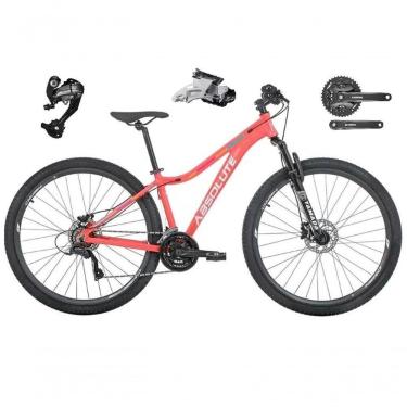 Imagem de Bicicleta Aro 29 Absolute Mia 3 Feminina 27v Câmbios Shimano Altus Rosa 16.6