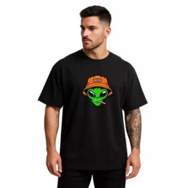 Imagem de Camiseta Oversized Masculina ET SwagHouse Premium de Algodão-Masculino