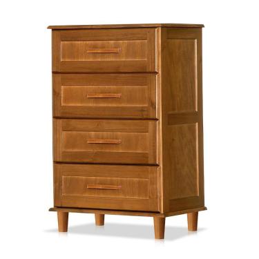 Imagem de Cômoda Rústica 4 Gavetas San Diego Imbuia