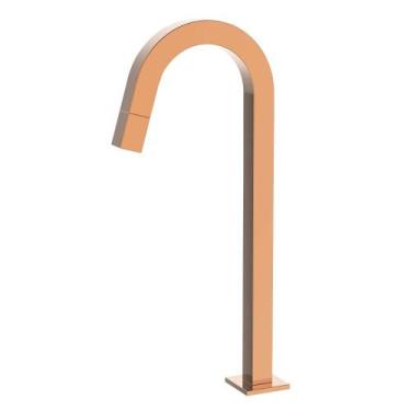 Imagem de Torneira Lavatorio B. Alta Dax Aira Rose Gold Dax-1198-ar-rg