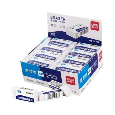 Imagem de Borracha Branca De PVC Macio Deli 2B, Borracha Sem Resíduos Para Lápis