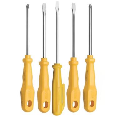 Imagem de Jogo De Chaves De Fenda E Philips Amarelo Com 6 Peças - 41516506 - Tramontina Jogo De Chaves De Fenda 06pcs Tramontina