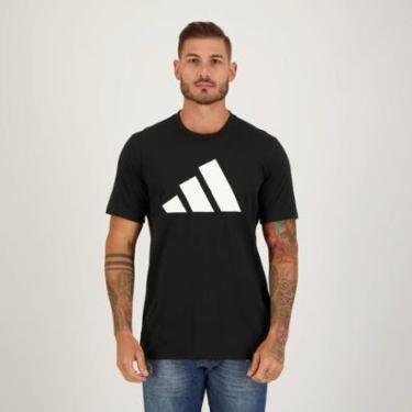 Imagem de Camiseta Adidas Essentials Logo Preta-Masculino