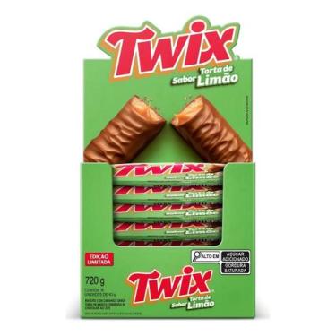 Imagem de Caixa 18 Chocolate Twix Sabor Torta De Limão 40G