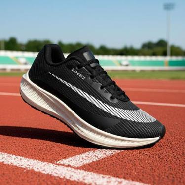 Imagem de Tênis Speed Unissex Treino Academia Caminhada Leve Macio e Confortável