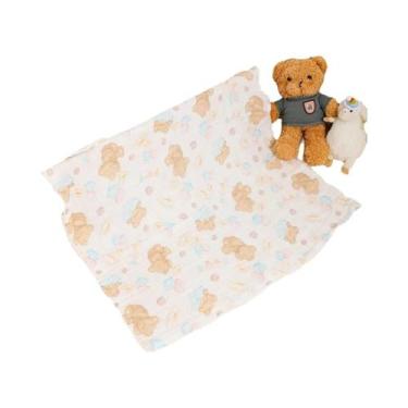 Imagem de Toalha De Banho De Algodão Para Bebês Meninos E Meninas, 4 Camadas De 