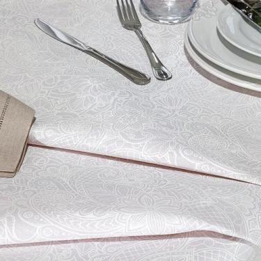 Imagem de Toalha de Mesa Quadrada 4 Lugares Döhler Anti Manchas 140 x 140cm - Do