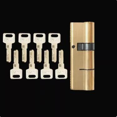 Imagem de Cilindro De Fechadura De Porta Em Latão Estendido 65-115mm Antifurto P