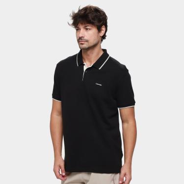Imagem de Camisa Polo Calvin Klein Casual Masculina-Masculino