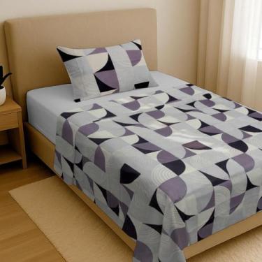 Imagem de Jogo Lençol Duplo Elástico Cama Box Solteiro King 3 Peças - Arte & Caz