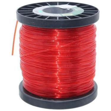 Imagem de Rolo Fio Nylon Para Roçadeira Linha Cortar Grama 2,7Mm 150Mt