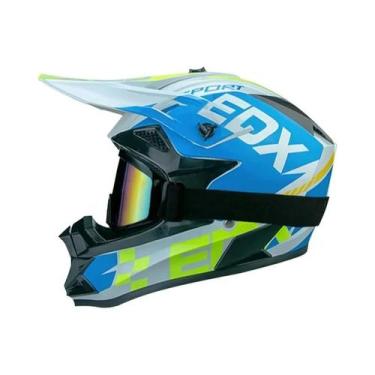 Imagem de Capacete De Motocross Unissex Para Adultos E Crianças, Certificado DOT