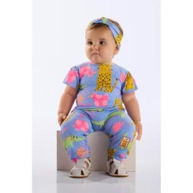 Imagem de Macacão e Laço em Cotton para Bebê Up Baby-Feminino