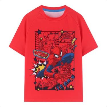 Imagem de Camiseta Infantil Personagens Marvel UV Menino 4 a 10 anos -, Vermelho