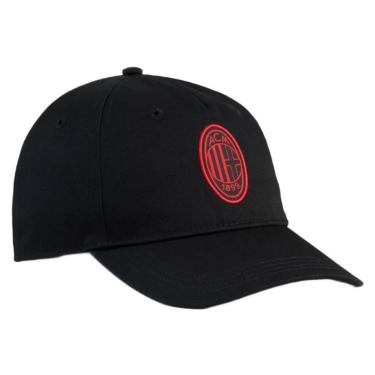 Imagem de Boné Puma AC Milan Essentials Preto e Vermelho-Unissex