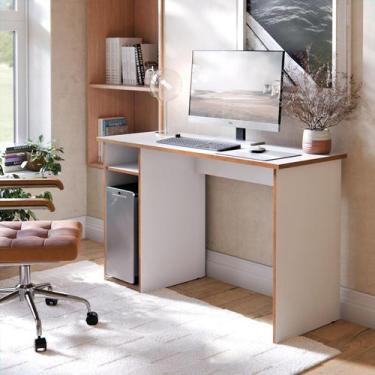 Imagem de Escrivaninha Hunder 115cm com Nicho e Suporte para CPU Mesa para Compu