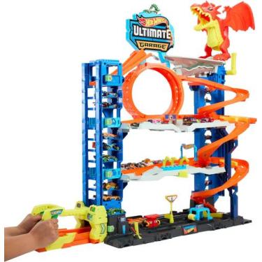 Imagem de Hot Wheels Ultimate Garage Super Garagem City com Dragão e Elevador 90