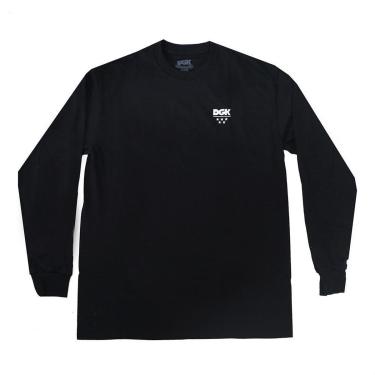 Imagem de Camiseta Manga Longa DGK Mini Logo - Preto (Importado)-Masculino