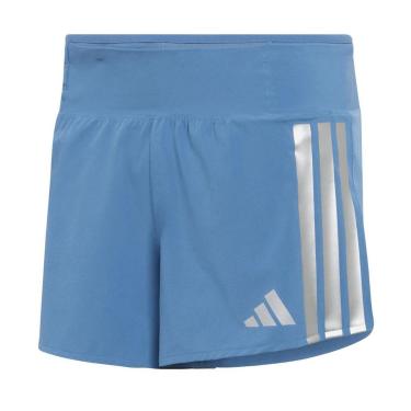 Imagem de Shorts Adidas Corrida Adizero Hekiden 3in Azul e Prata Masculino-Masculino