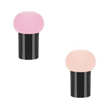 Imagem de Esponja De Maquiagem Em Formato De Cogumelo, Dupla Utilização (Seca E 