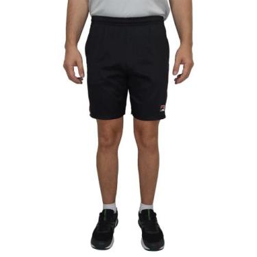 Imagem de Bermuda Fila Cinci Fbox 48cm Masculina, 4g, Preto, Vermelho