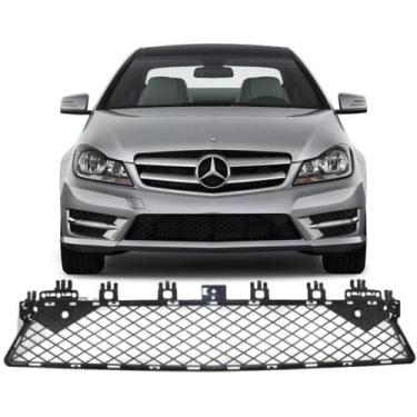 Imagem de Grade do Parachoque Dianteiro C180 C200 C250 W204 de 2013 e 2014 - HD