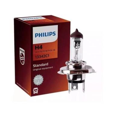Imagem de Lâmpada farol alto / baixo H4 24V 75/70W lux comum - Philips