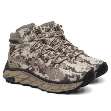 Imagem de Bota Masculina Couro Premium Epi Trabalho Catpriime Original, Camuflad
