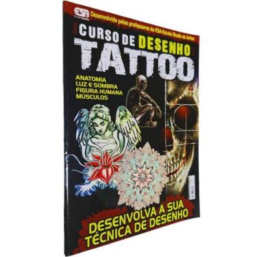 Imagem de Revista Guia Curso de Desenho: Tattoo Desenvolvido Pelos Professores d