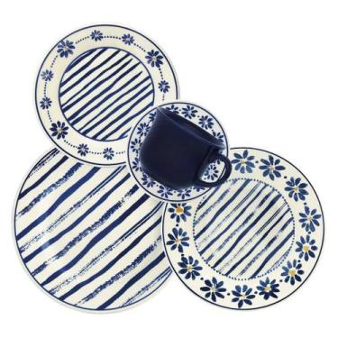 Imagem de Aparelho de Jantar Chá 30 peças Donna Margaridas - Biona