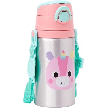 Imagem de Garrafa de Alumínio Buba Zoo Unicórnio Rosa
