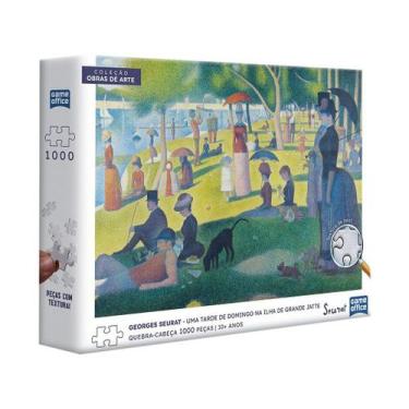 Imagem de Quebra-cabeça 1000 Peças Game Office  Georges - Seurat: Uma Tarde de D