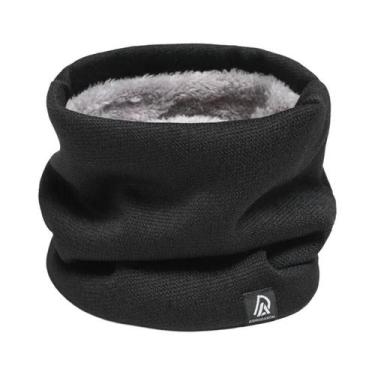 Imagem de Cachecol Unissex De Inverno Em Pelúcia Tipo Cashmere, Máscara Facial T