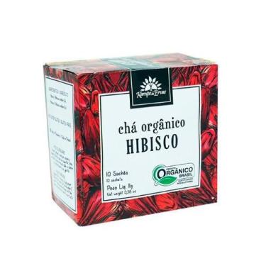 Imagem de Chá de Hibisco Orgânico em Sachês Kampo de Ervas 10g