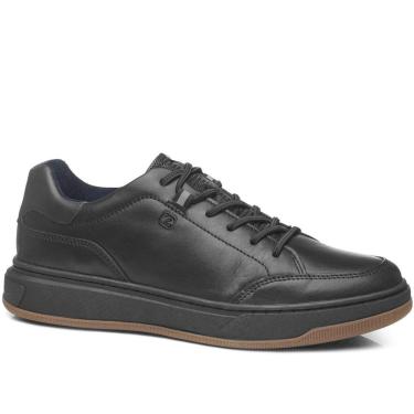 Imagem de Tênis Casual Pegada Masculino em Couro Preto 111701-04-Masculino