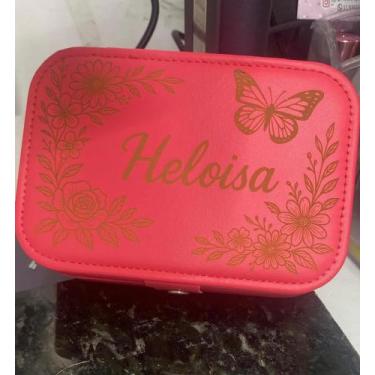 Imagem de Porta Organizador De Joias Portátil Viagem Personalizado - Maisbellajó