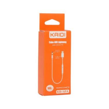 Imagem de Cabo de audio aux lightning para 3,5mm p2 kd-12a kaidi