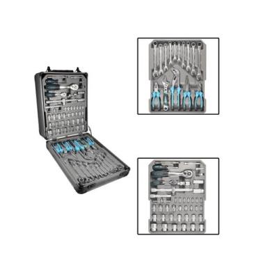 Imagem de Maleta de Ferramentas Kit Profissional C/ 186 Pçs - EDA