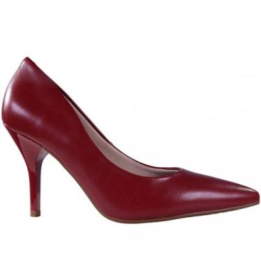 Imagem de Scarpin Feminino Beira Rio 41221400, Vermelho, 36