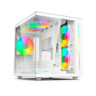 Imagem de Gabinete Gamer C3 Tech Aquarius - Lateral e Frontal em Vidro Temperado